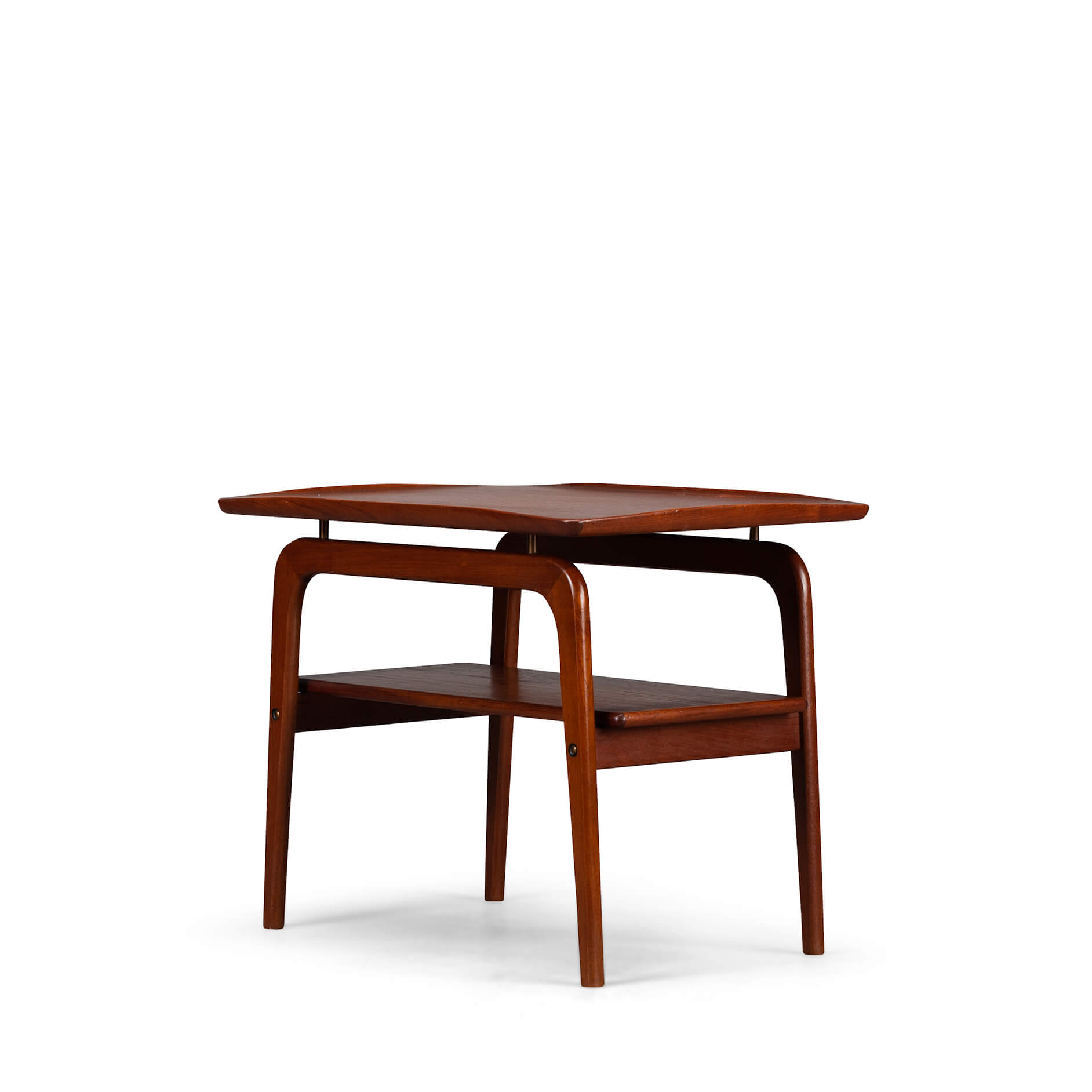 Teak rechthoekig tafeltje