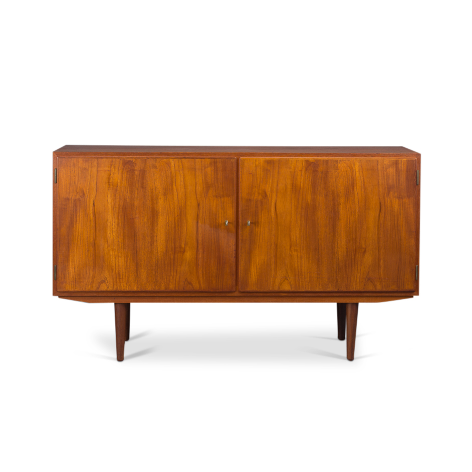 Sunburst teak credenza