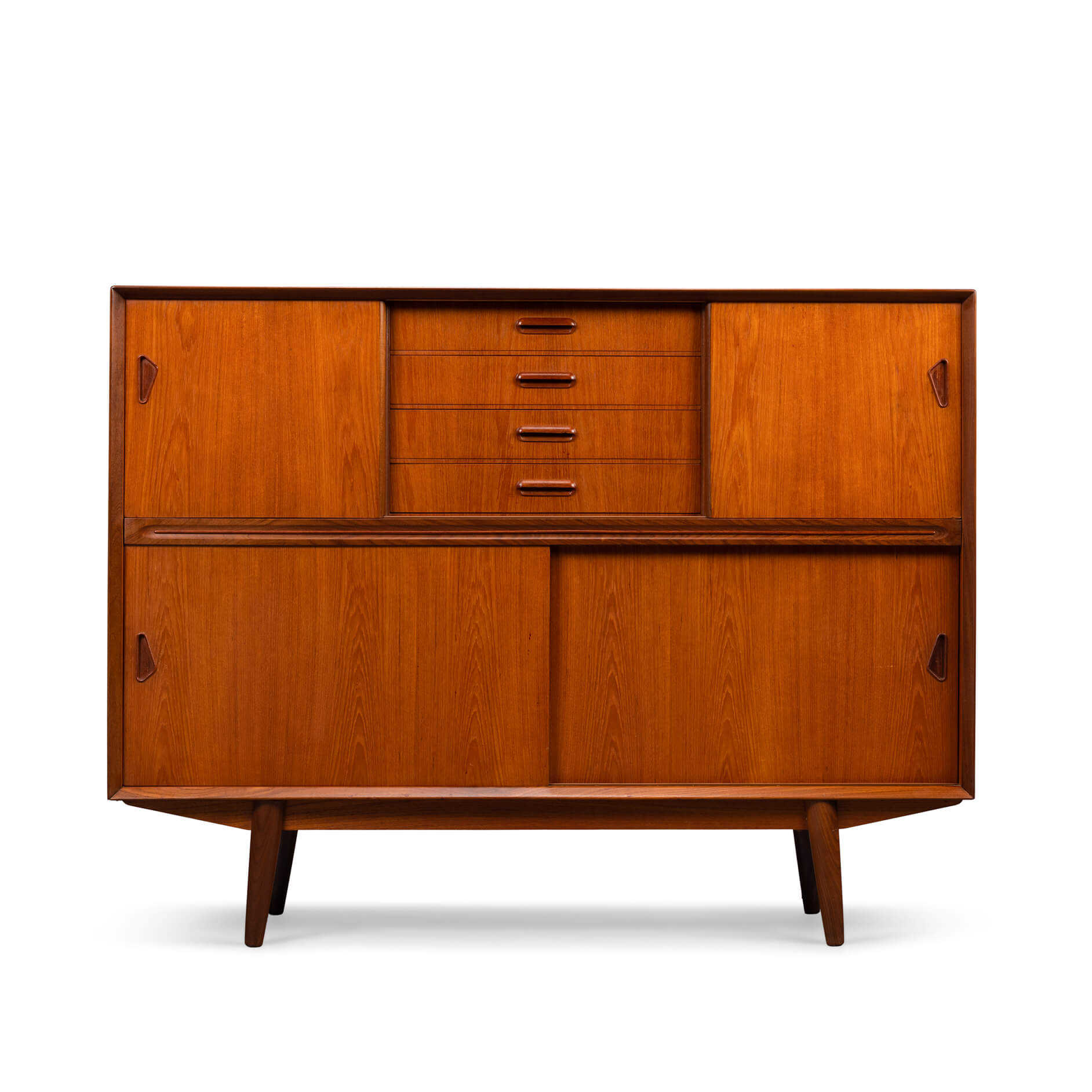 Teak hoog dressoir