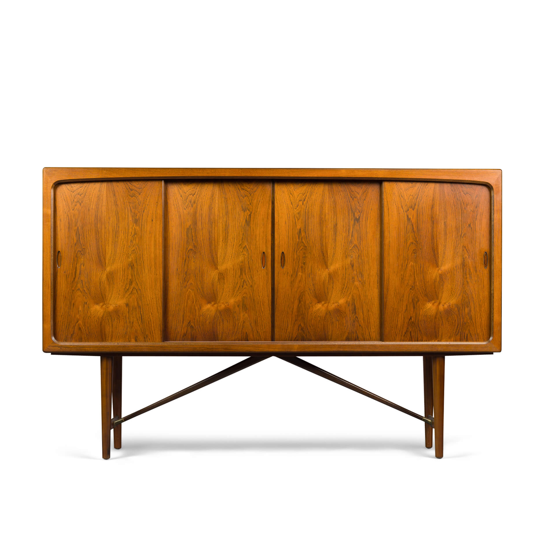 Hoog palissander dressoir