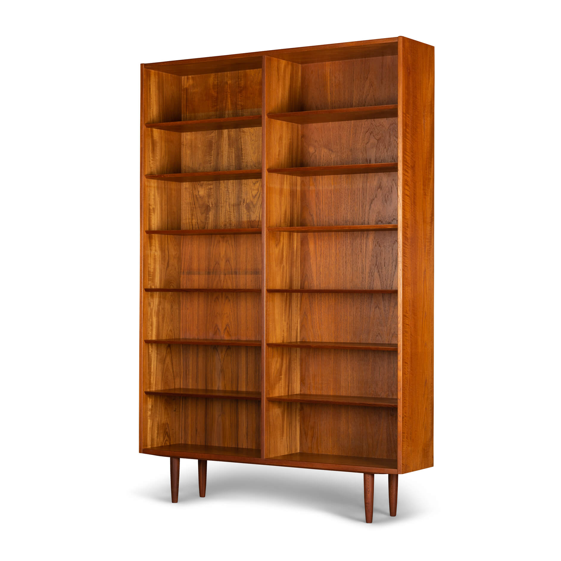 Grote teak boekenkast
