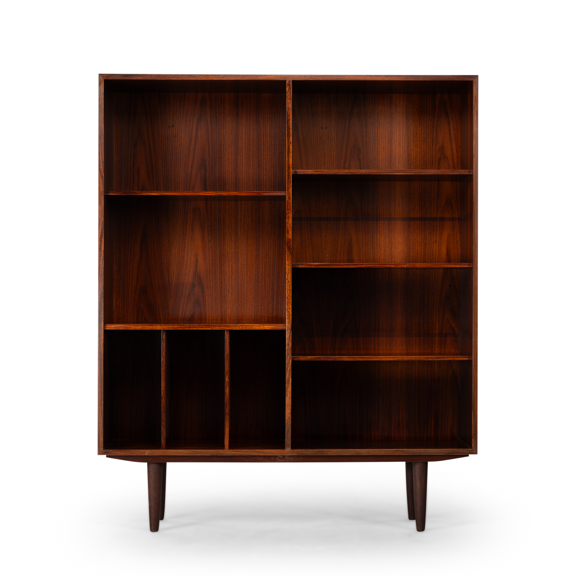 Boekenkast met LP-rek